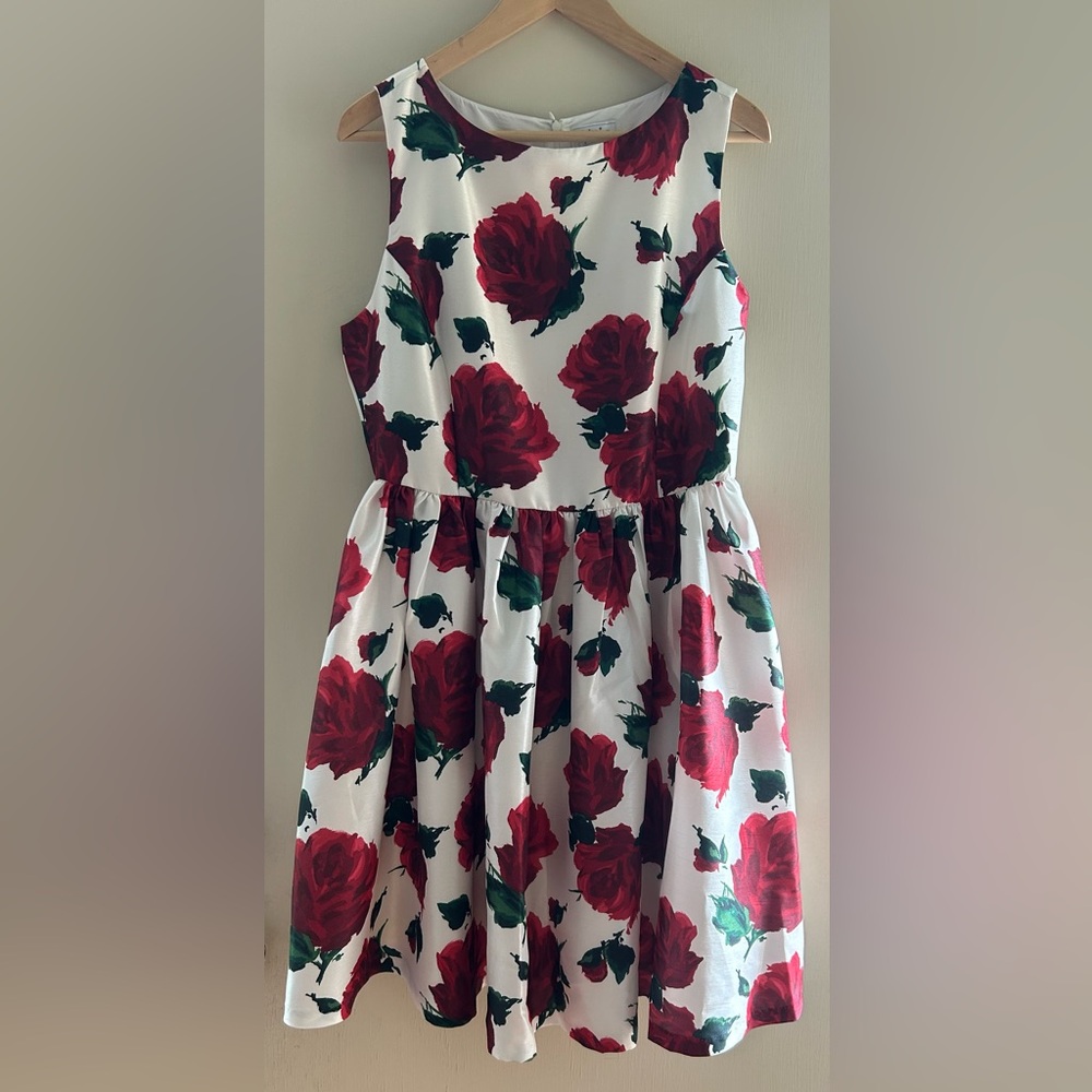 Women’s Gymboree Rose Print Sleeveless Dress Size 12